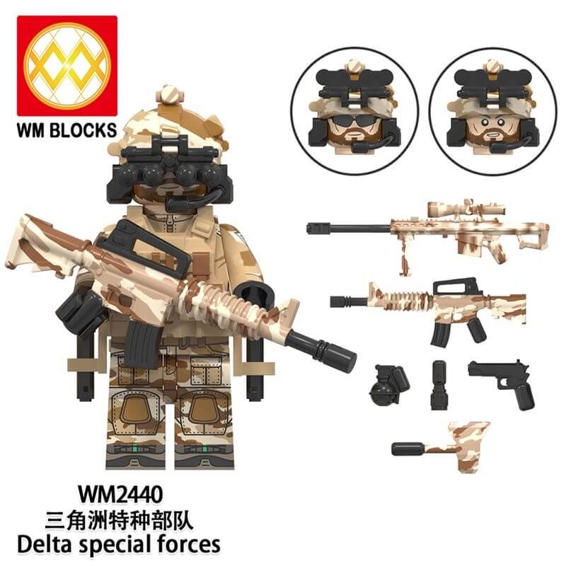 WM6147 Military Special Forces Minifigs