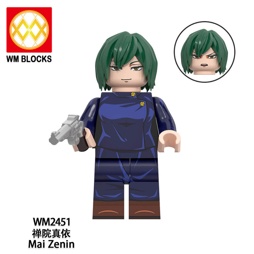 WM6149 Jujutsu Kaisen Series Night Moth Masamune Miwa Kasumi Toudou Aoi Minifigs