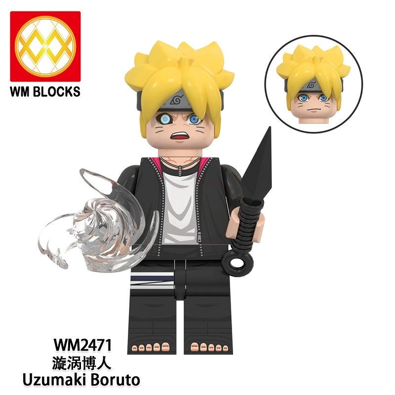 WM6152 Naruto Uzumaki Naruto Boruto Uzumak Military Minifigs