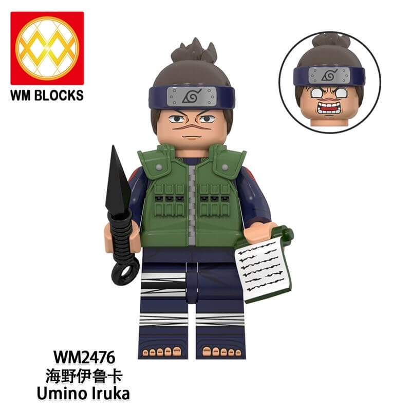 WM6153 Naruto Sai Hyuga Neji Minifigs