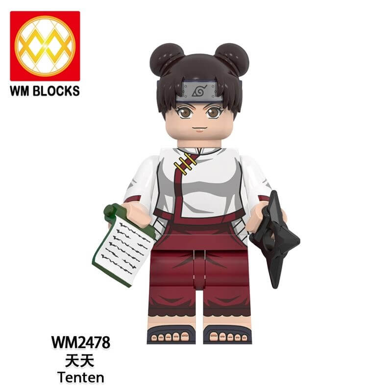 WM6153 Naruto Sai Hyuga Neji Minifigs
