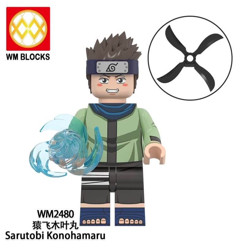WM6153 Naruto Sai Hyuga Neji Minifigs