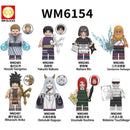 WM6154 Naruto Yakushi Kabuto Nohara Lin Minifigs