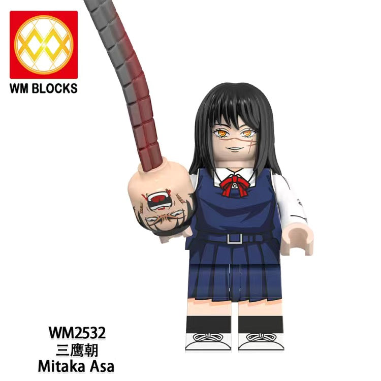 WM6159 Chainsaw Man Denji Makima Minifigs
