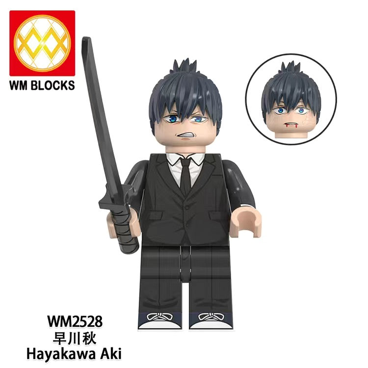 WM6159 Chainsaw Man Denji Makima Minifigs