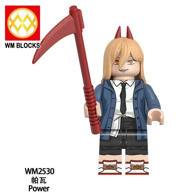 WM6159 Chainsaw Man Denji Makima Minifigs