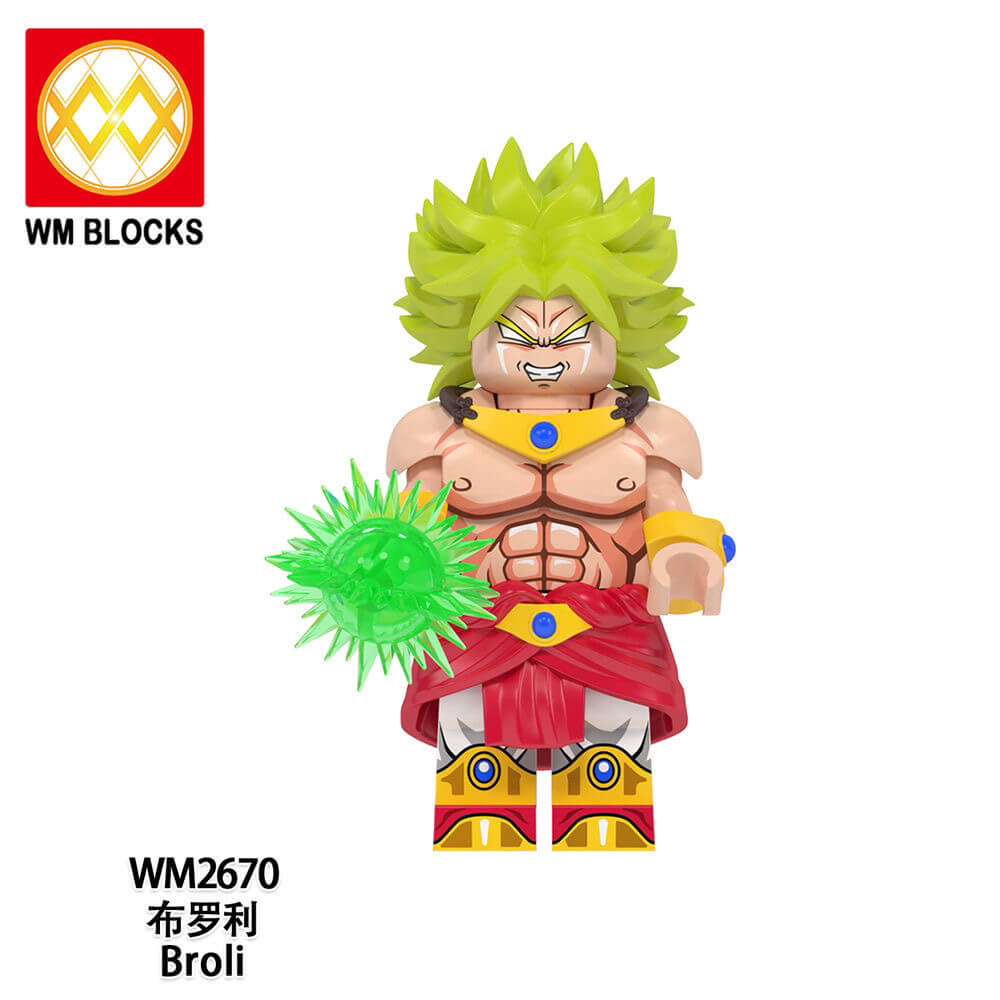 WM6177 Dragon Ball Son Goku Super Saiyan Minifigs