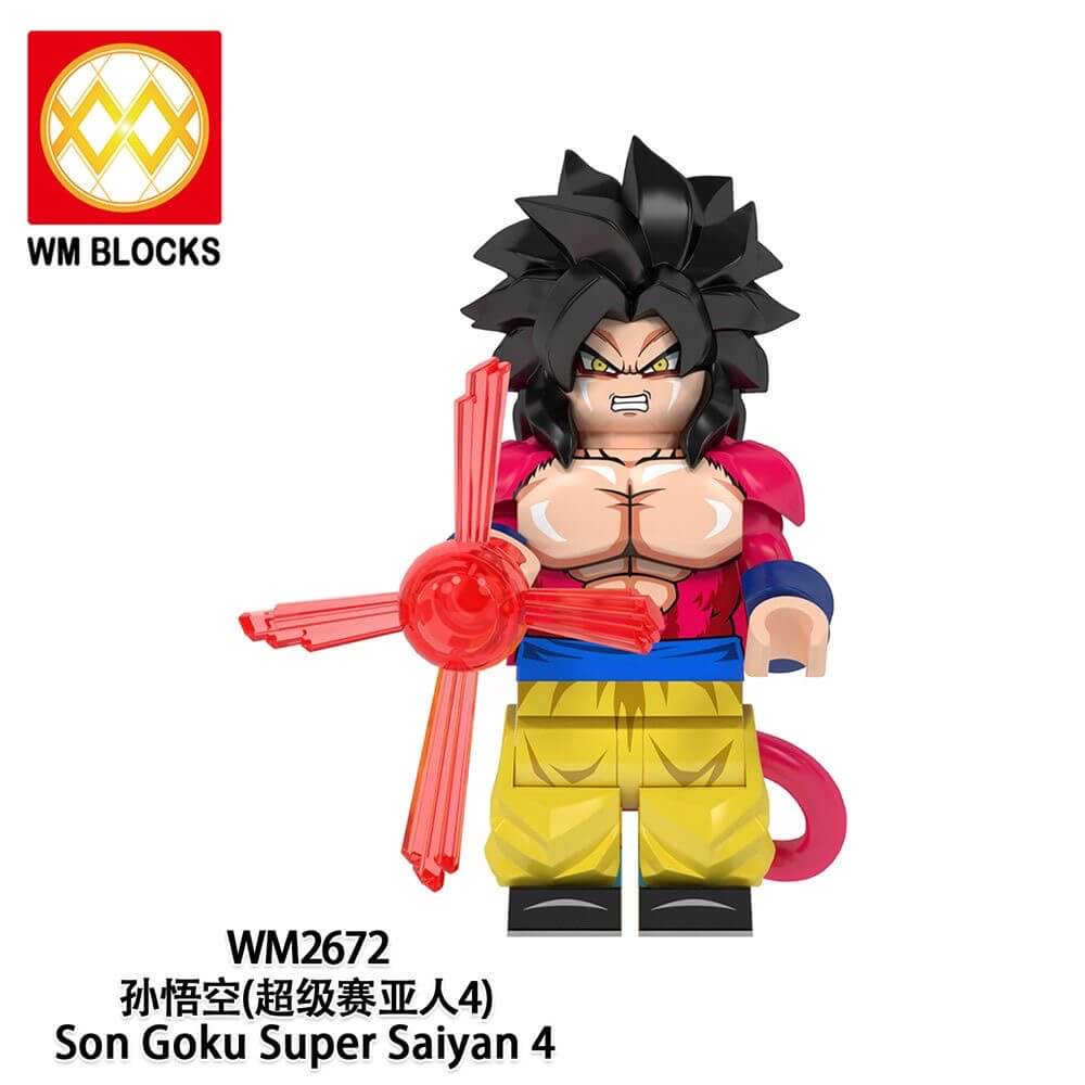 WM6177 Dragon Ball Son Goku Super Saiyan Minifigs