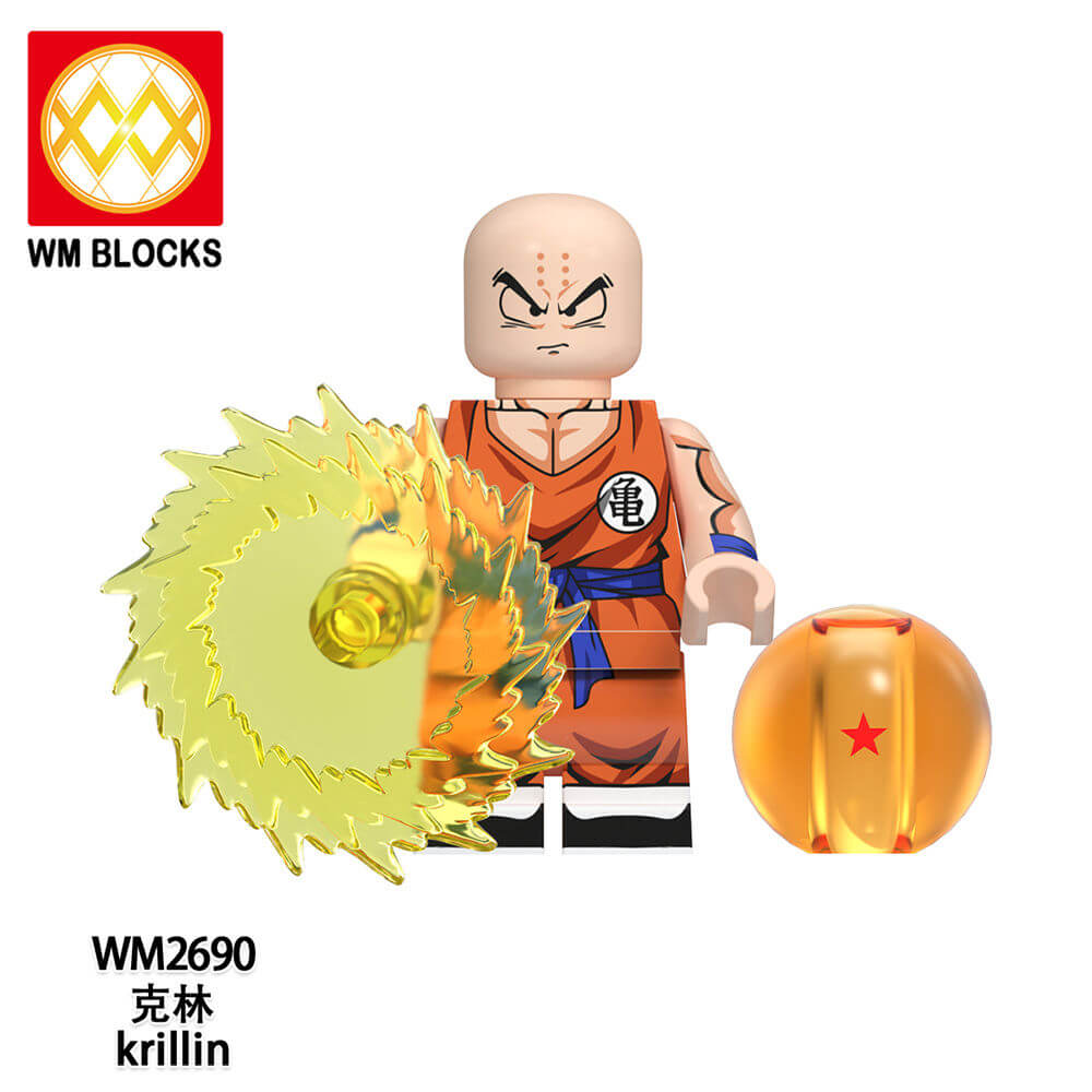 WM6180 Dragon Ball Tien Shinhan Yamcha minifigs