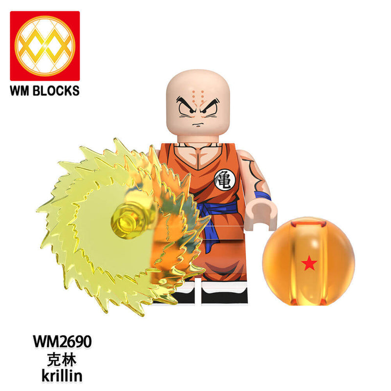 WM6180 Dragon Ball Tien Shinhan Yamcha minifigs