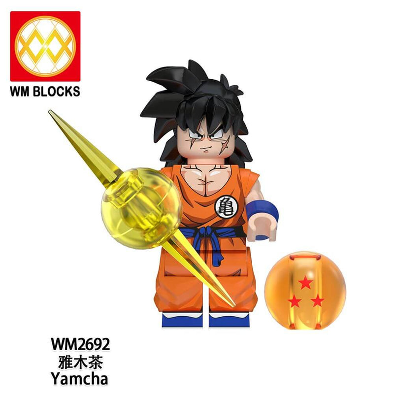 WM6180 Dragon Ball Tien Shinhan Yamcha minifigs