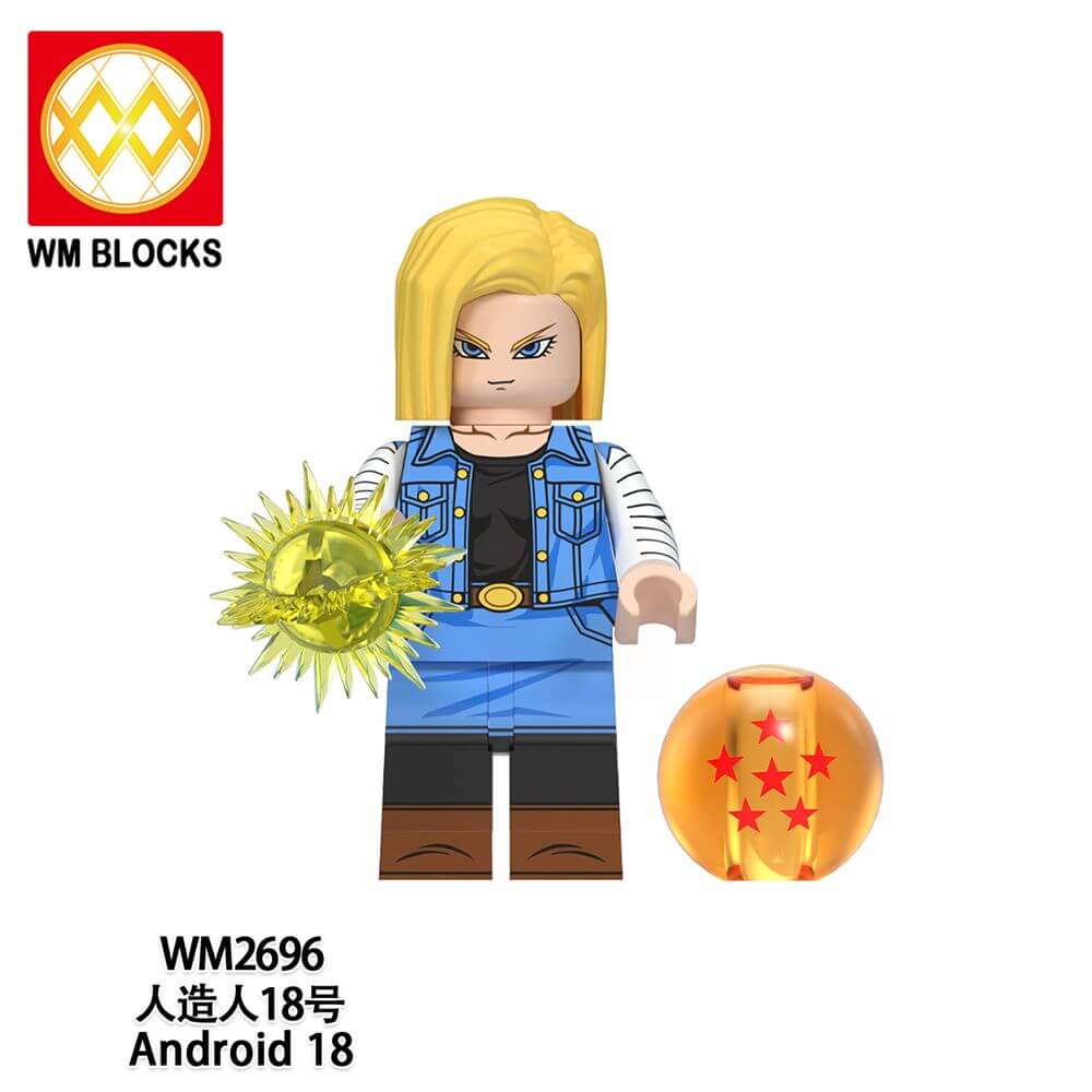 WM6180 Dragon Ball Tien Shinhan Yamcha minifigs
