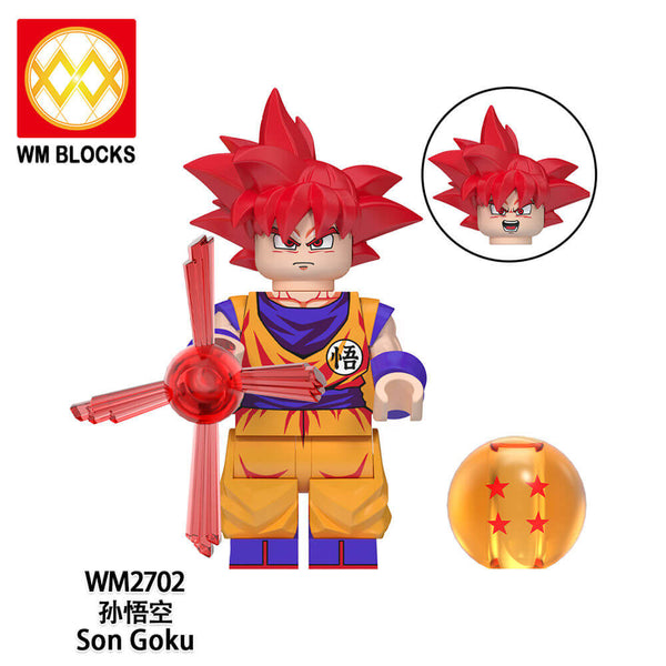 WM6181 Dragon Ball Son Goku Kefla minifigs