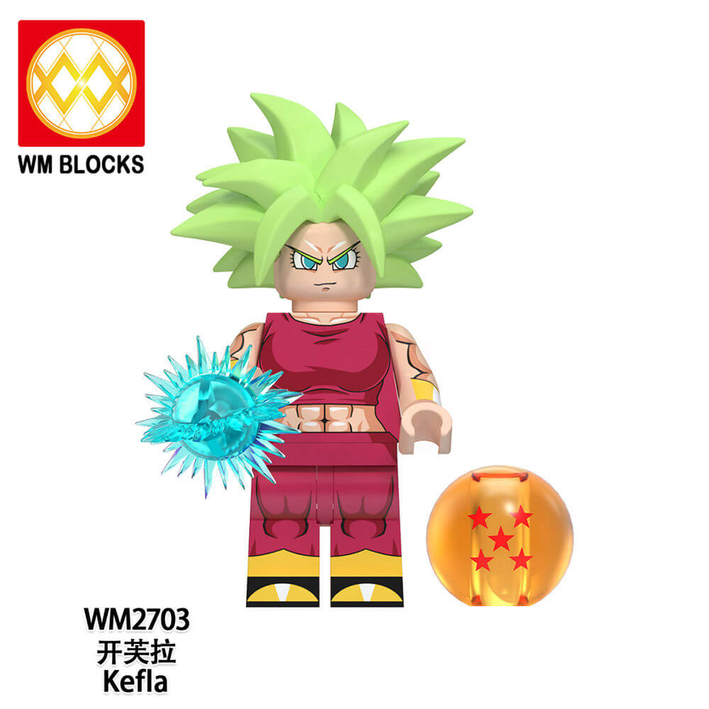 WM6181 Dragon Ball Son Goku Kefla minifigs