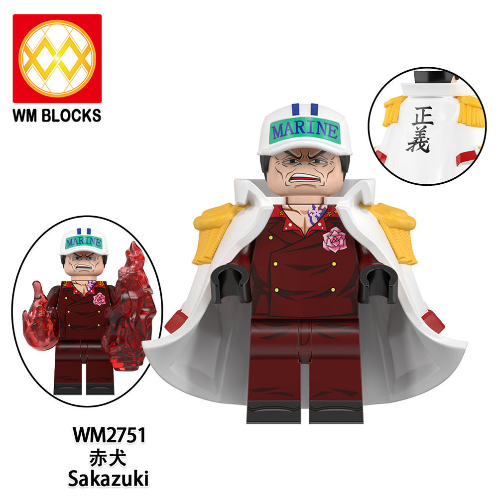 WM6187 One Piece Kohza Borsalino Minifigs