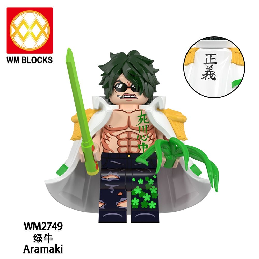 WM6187 One Piece Kohza Borsalino Minifigs