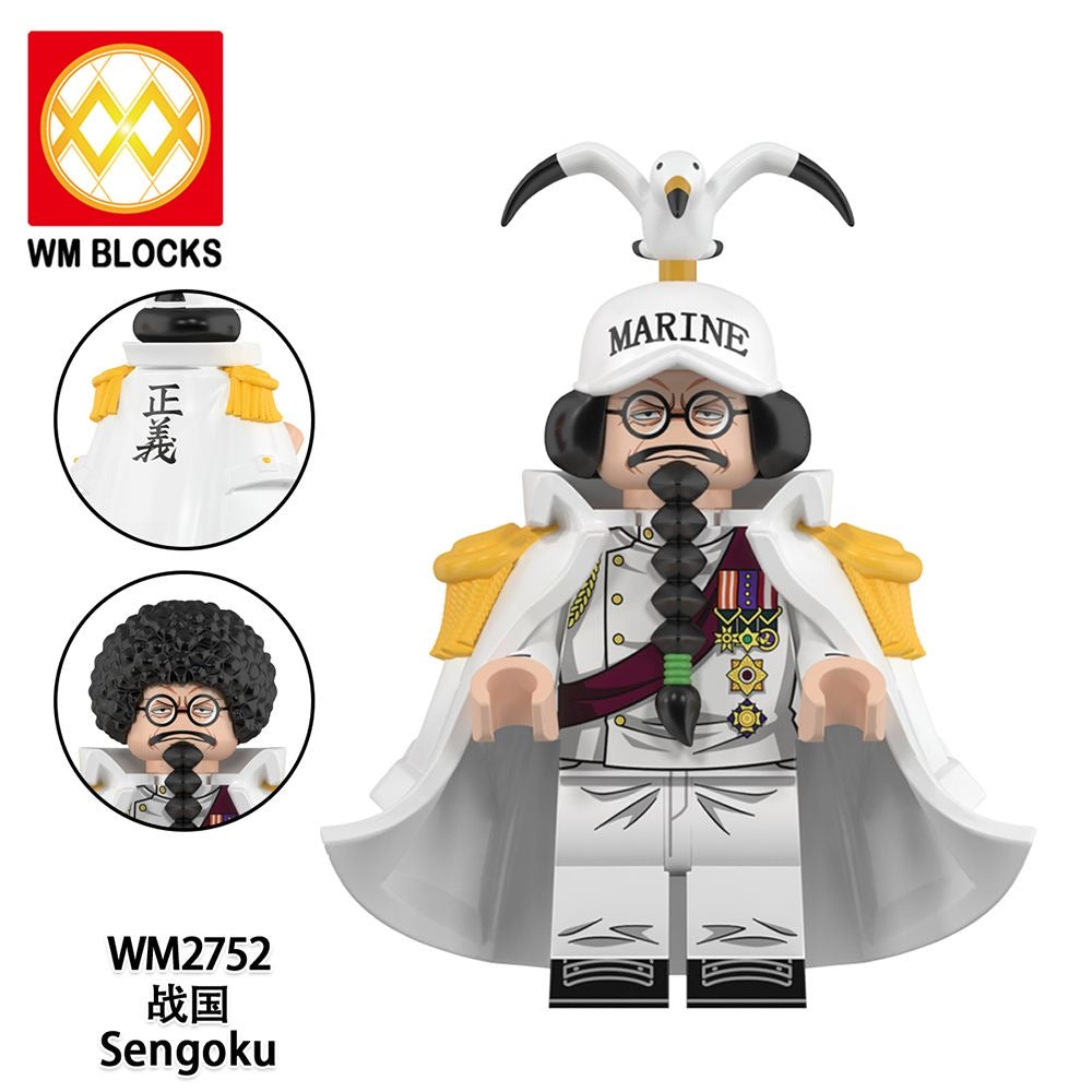 WM6187 One Piece Kohza Borsalino Minifigs