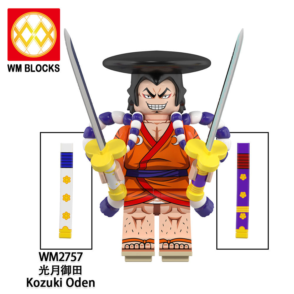 WM6188 One Piece Enel Kaidou Kozuki Oden Minifigs