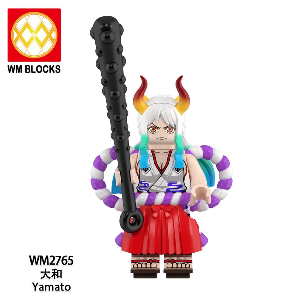 WM6189 One Piece Nika Luffy Yamato Carrot Minifigs