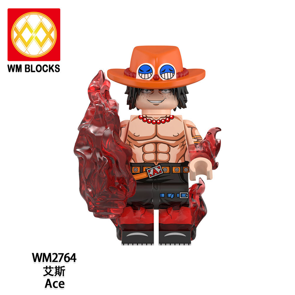 WM6189 One Piece Nika Luffy Yamato Carrot Minifigs