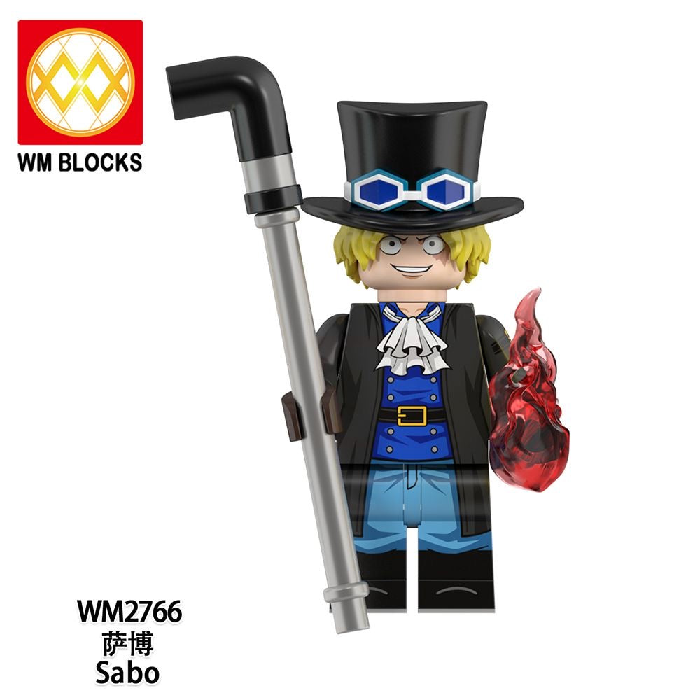 WM6189 One Piece Nika Luffy Yamato Carrot Minifigs