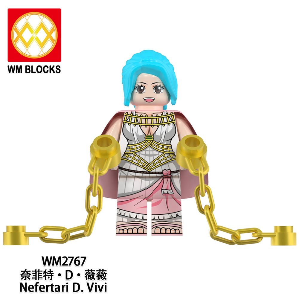 WM6189 One Piece Nika Luffy Yamato Carrot Minifigs