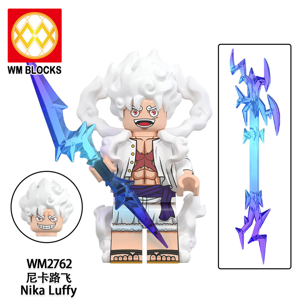 WM6189 One Piece Nika Luffy Yamato Carrot Minifigs