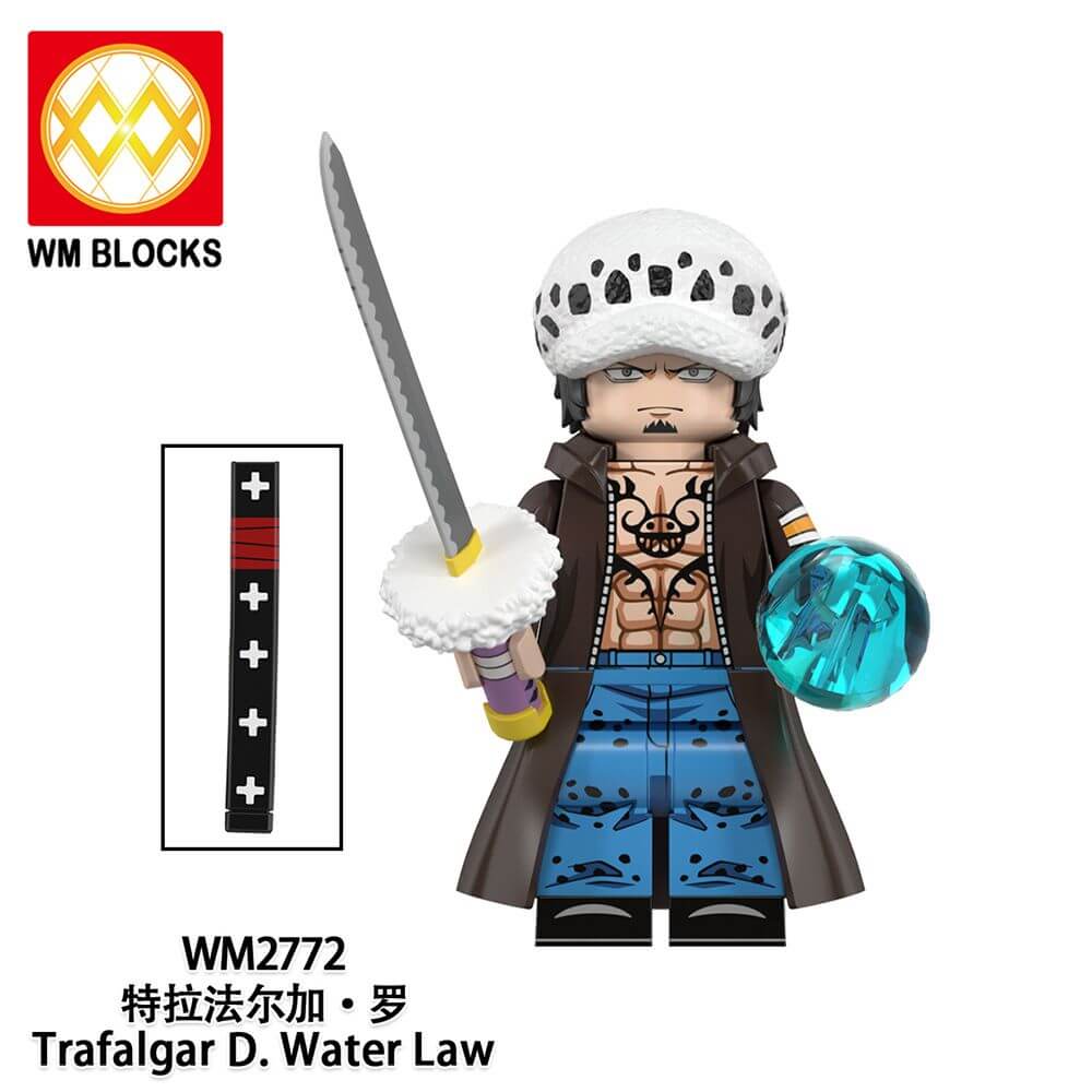 WM6190 One Piece Hancock Teach minifigs