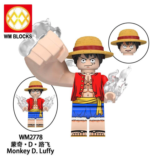 WM6191 One Piece Luffy Chopper Robin minifigs