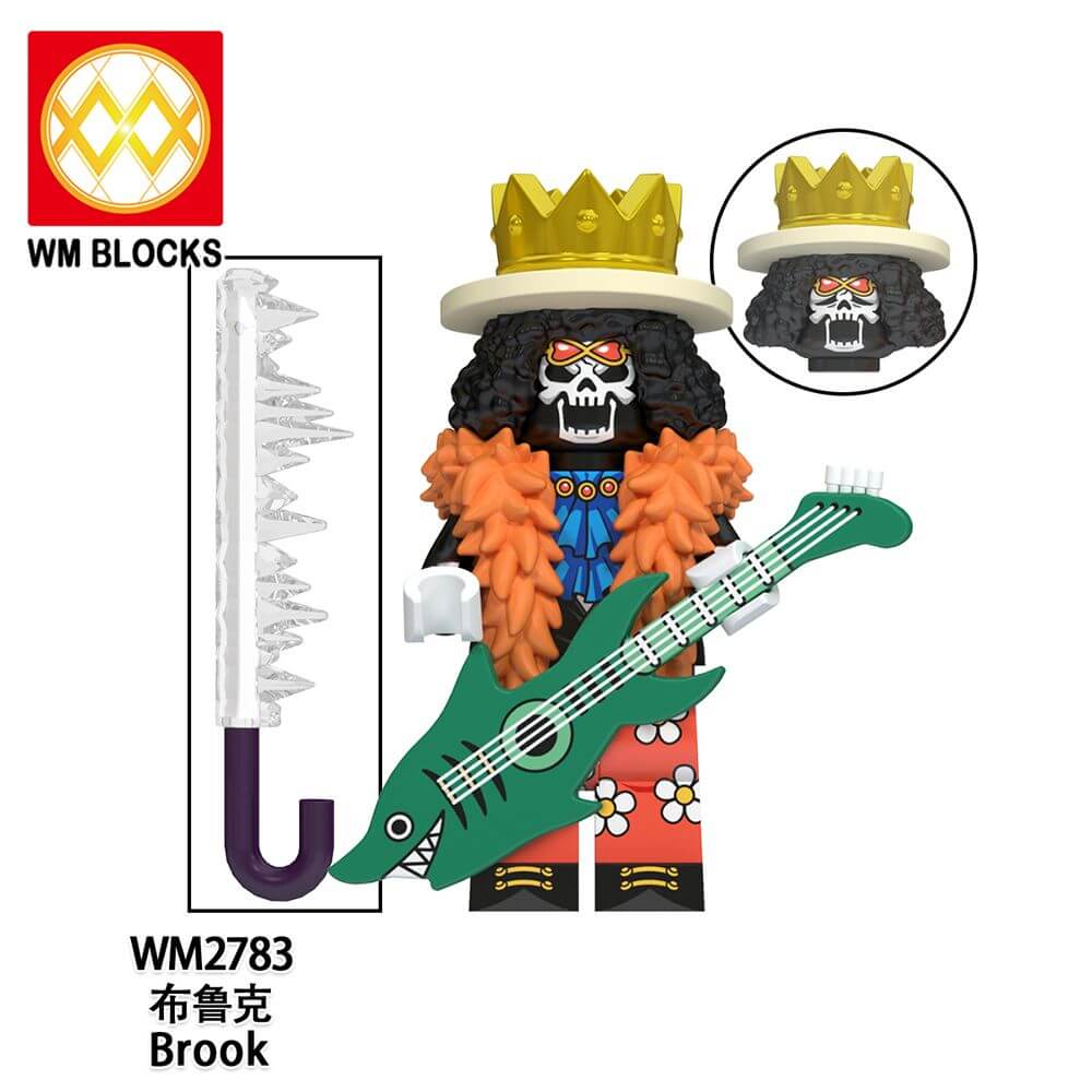 WM6191 One Piece Luffy Chopper Robin minifigs