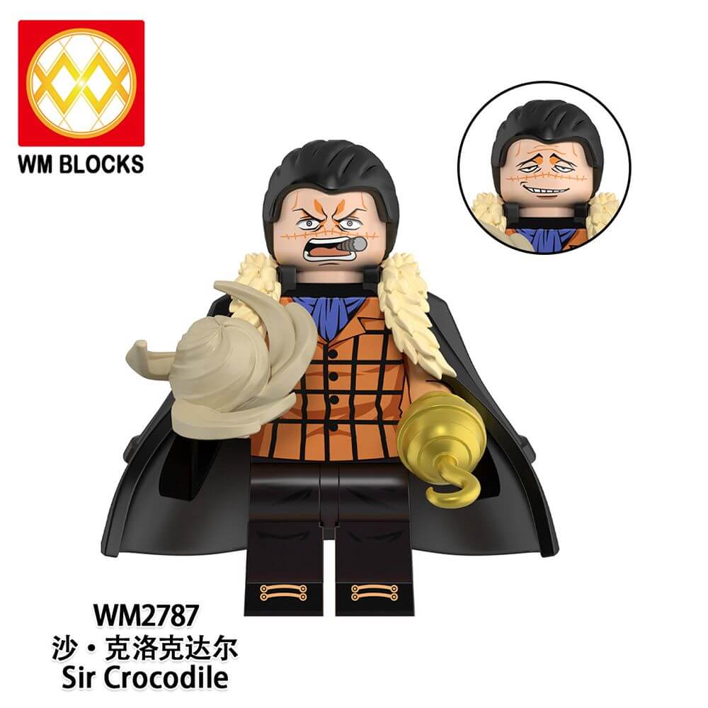 WM6192 One Piece Franky Jinbe Buggy minifigs – INGBRICKS