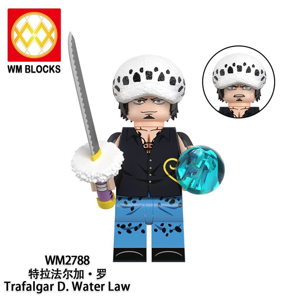 WM6192 One Piece Franky Jinbe Buggy minifigs