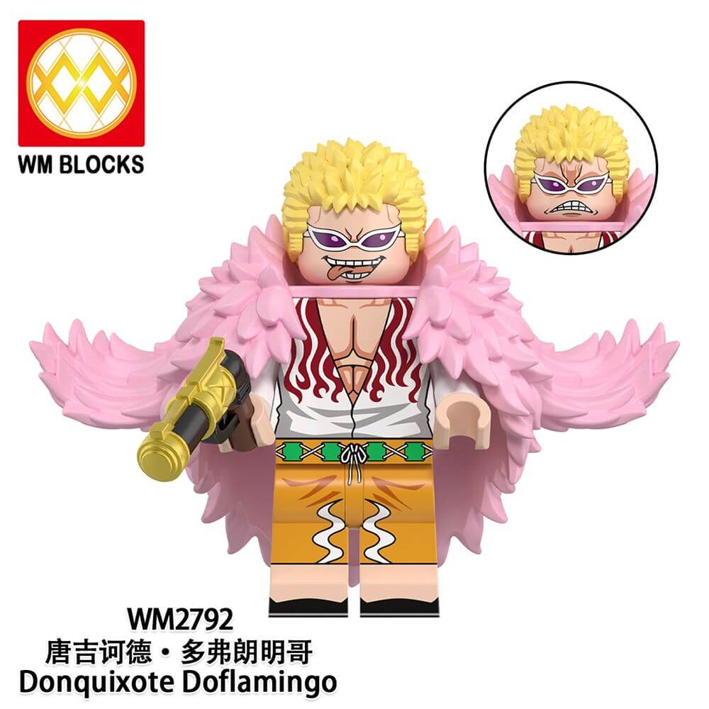 WM6192 One Piece Franky Jinbe Buggy minifigs