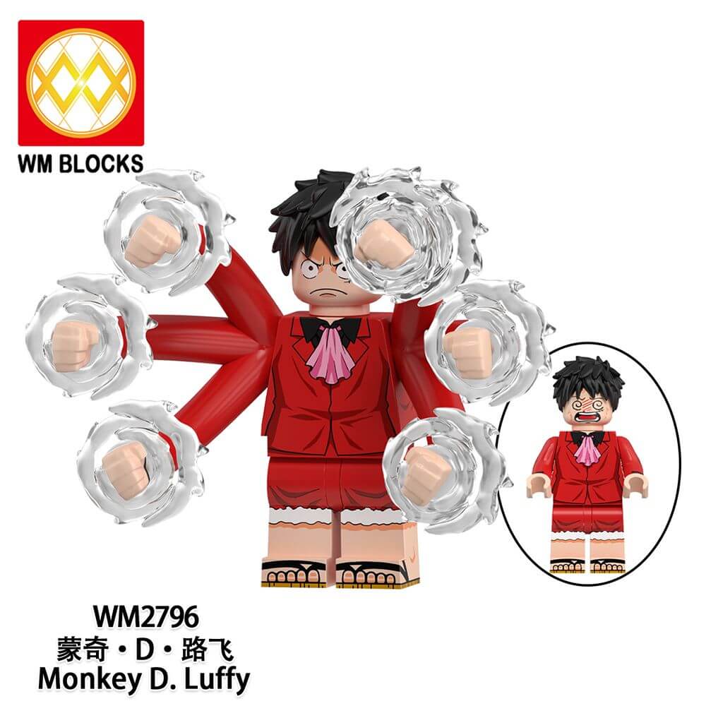 WM6193 One Piece luffy Chopper Zoro minifigs – INGBRICKS