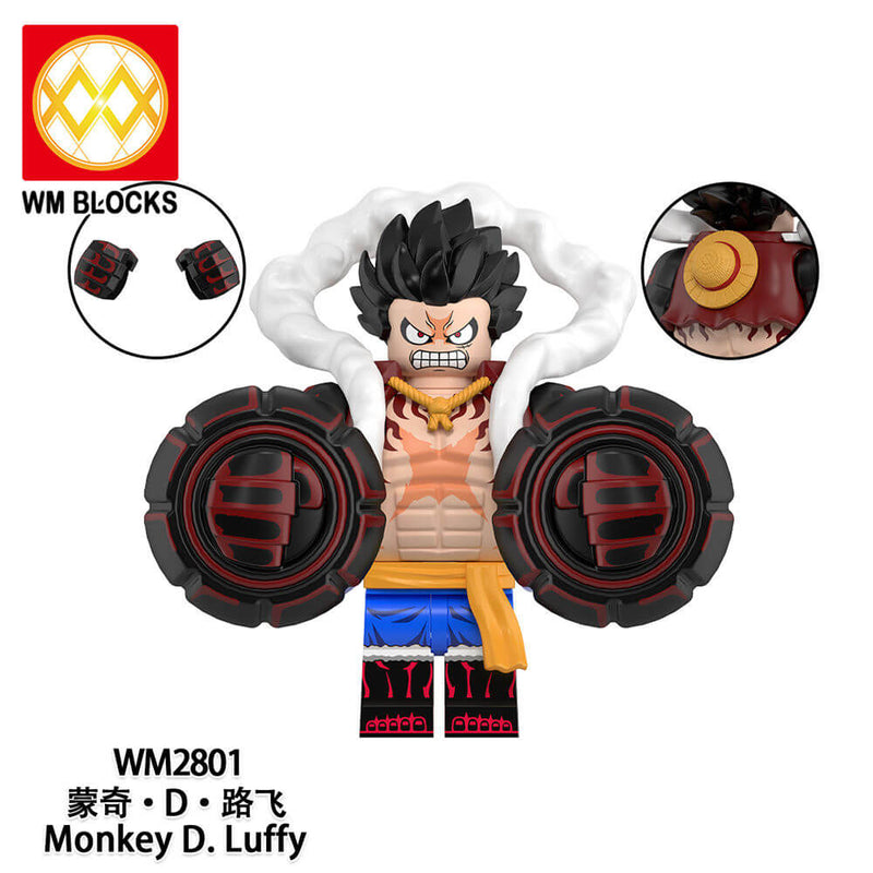 WM6193  One Piece luffy Chopper Zoro minifigs