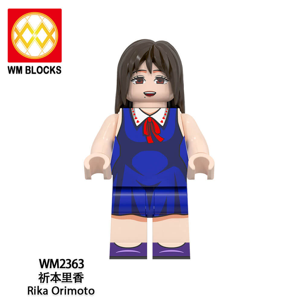 WM6140 Jujutsu Kaisen Series Kimoto Rika Panda Minifigs