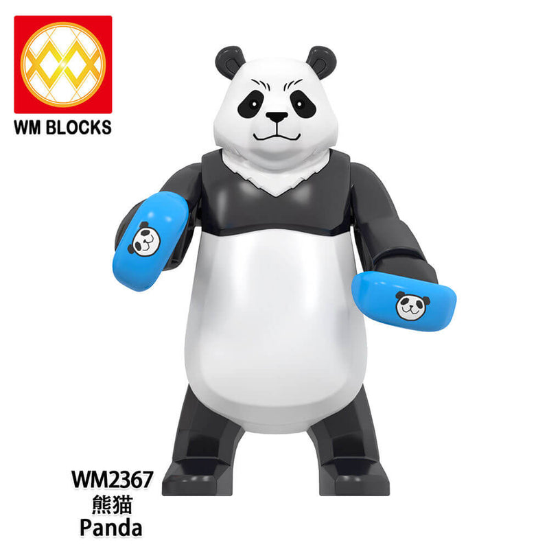 WM6140 Jujutsu Kaisen Series Kimoto Rika Panda Minifigs
