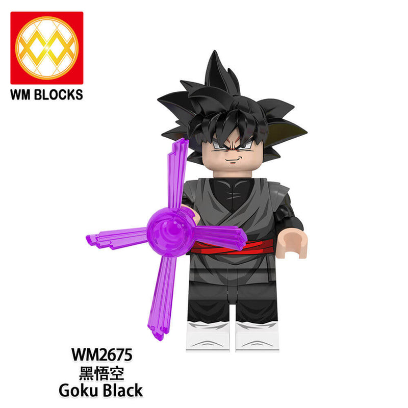 WM6178 Dragon Ball Turtle Master Black Goku Minifigs
