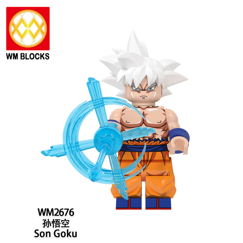 WM6178 Dragon Ball Turtle Master Black Goku Minifigs