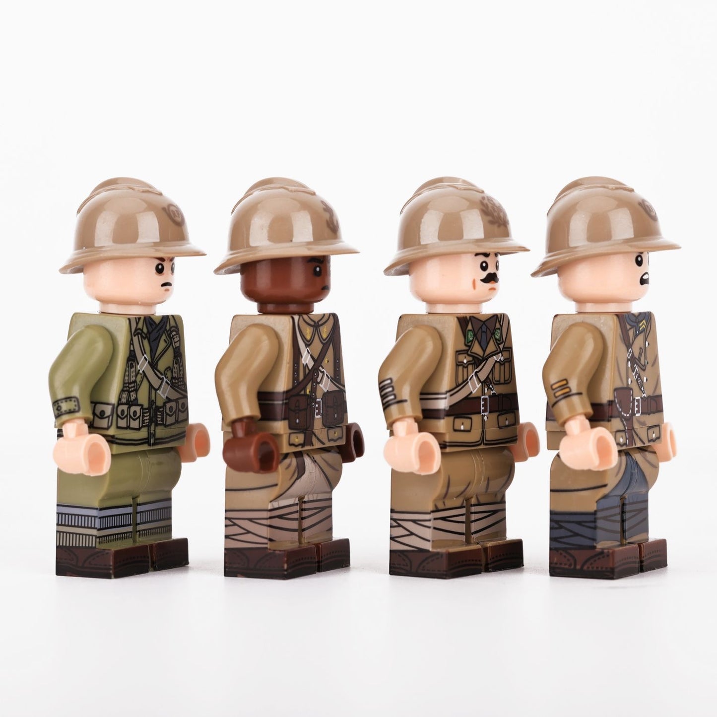 WWII French Army Officers and Soldiers