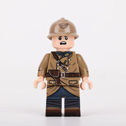 WWII French Army Officers and Soldiers