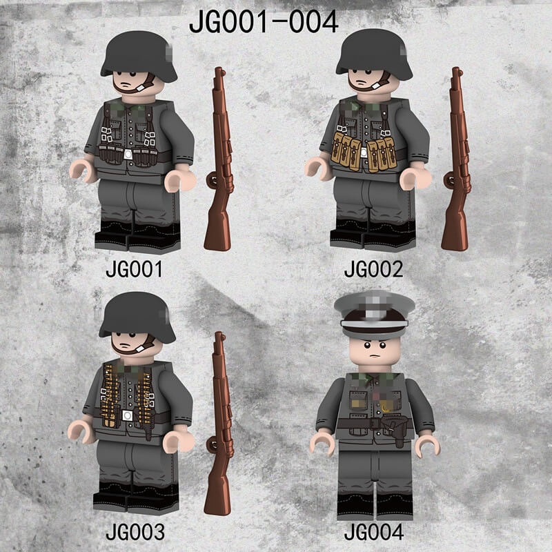WW II German Minifigs JG001-004