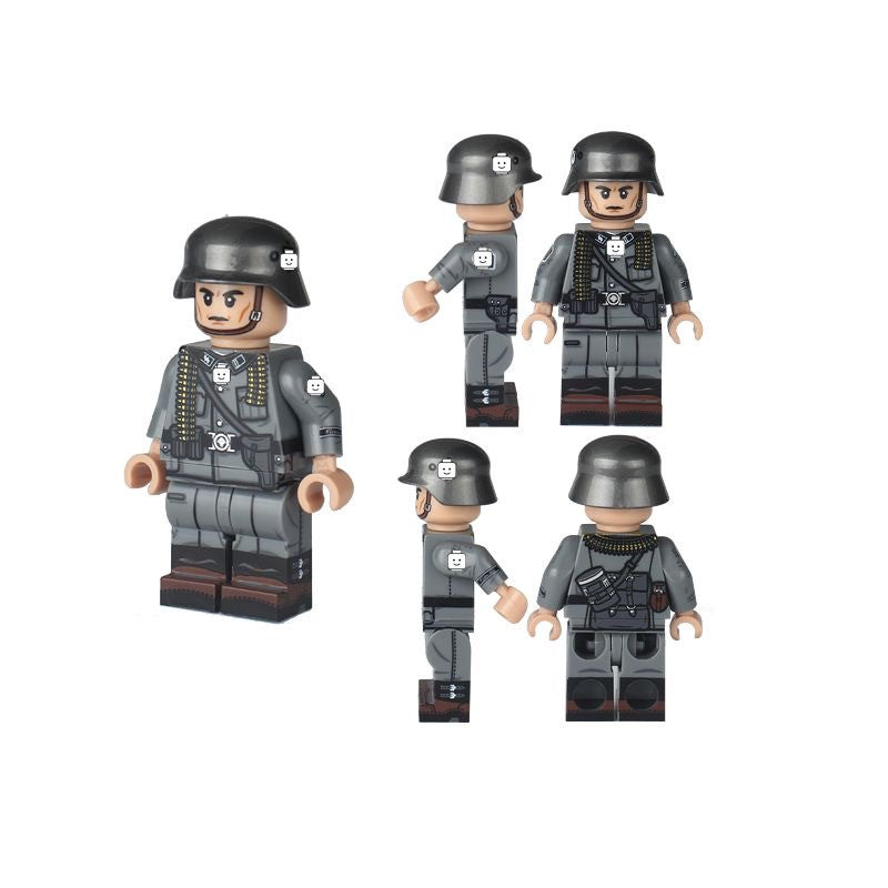 WWII German Soldier Minifigs 5rd Division
