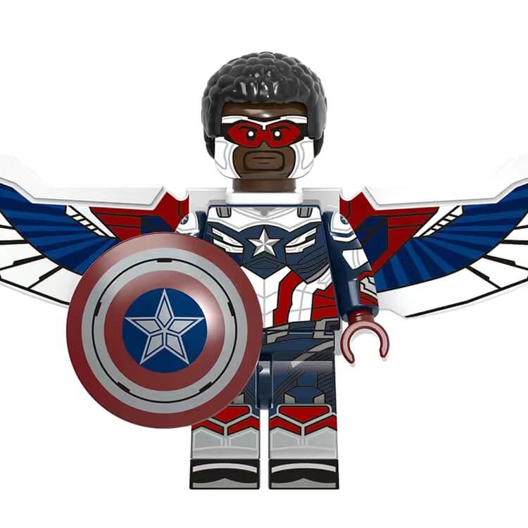 X0313 Super Hero Walker Bucky New American Captain Minifigs