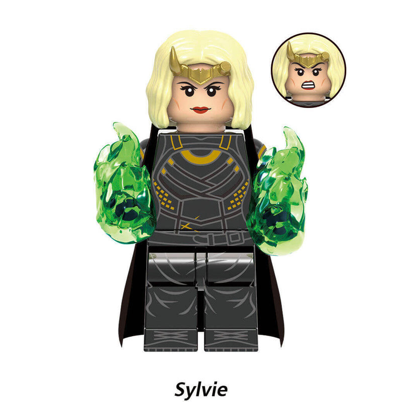 X0318 Super Hero Loki Sylvie Moblus Minifigs