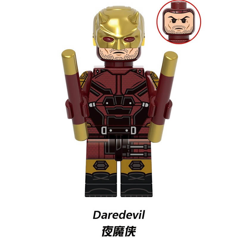 X0346 Super Hero Daredevil Minifigs