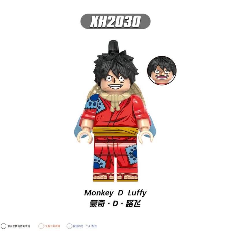 X0352 One Piece Monkey D Luffy Yamato Nami Minifigs