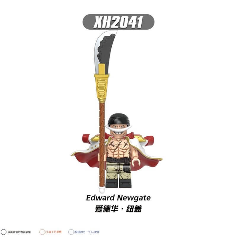 X0353 One Piece Sakazuki Marco Edward Newgate Minifigs