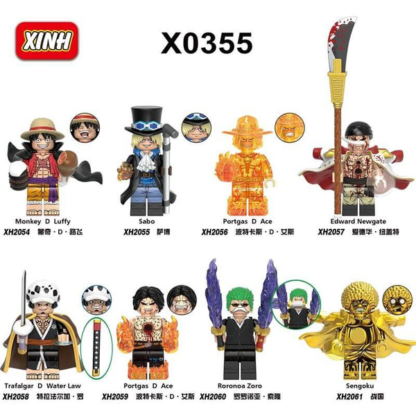 X0355 One Piece luffy Sabo minifigs