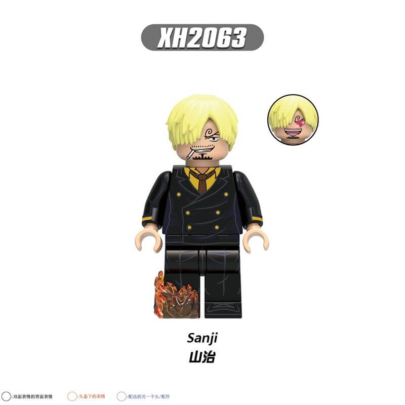 X0356 One Piece Roronoa Zoro Nico Robin minifigs